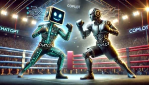 ChatGPT vs CoPilot match i boxningsringen