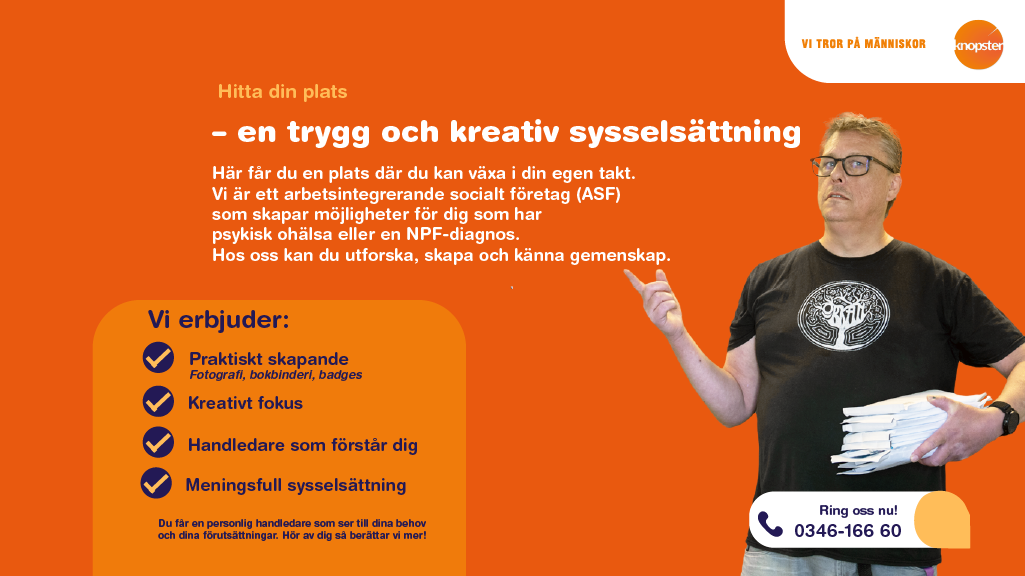 är du redo för sysselsättning hos oss